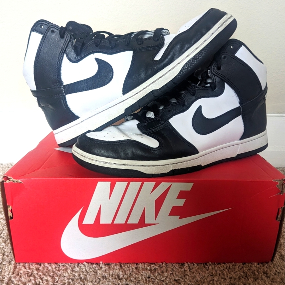 Nike Dunk High "Panda" Black/White Size 11 M